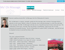 Tablet Screenshot of mochimassage.nl